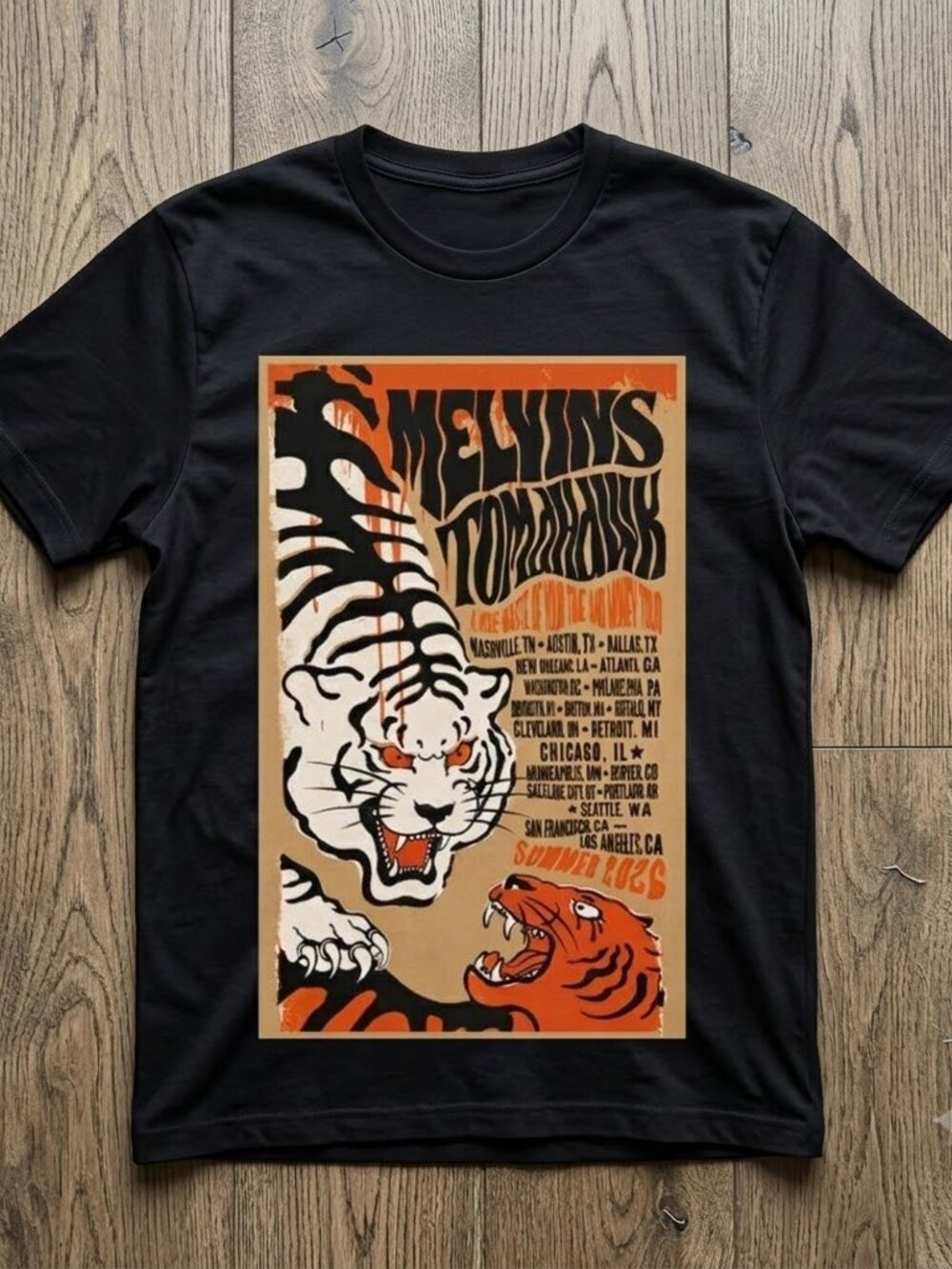 Melvins A Huge Waste of Time ad Money Summer Tour 2026 Graphic T-Shirt